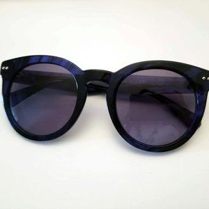 Kate Spade blue round sunglasses